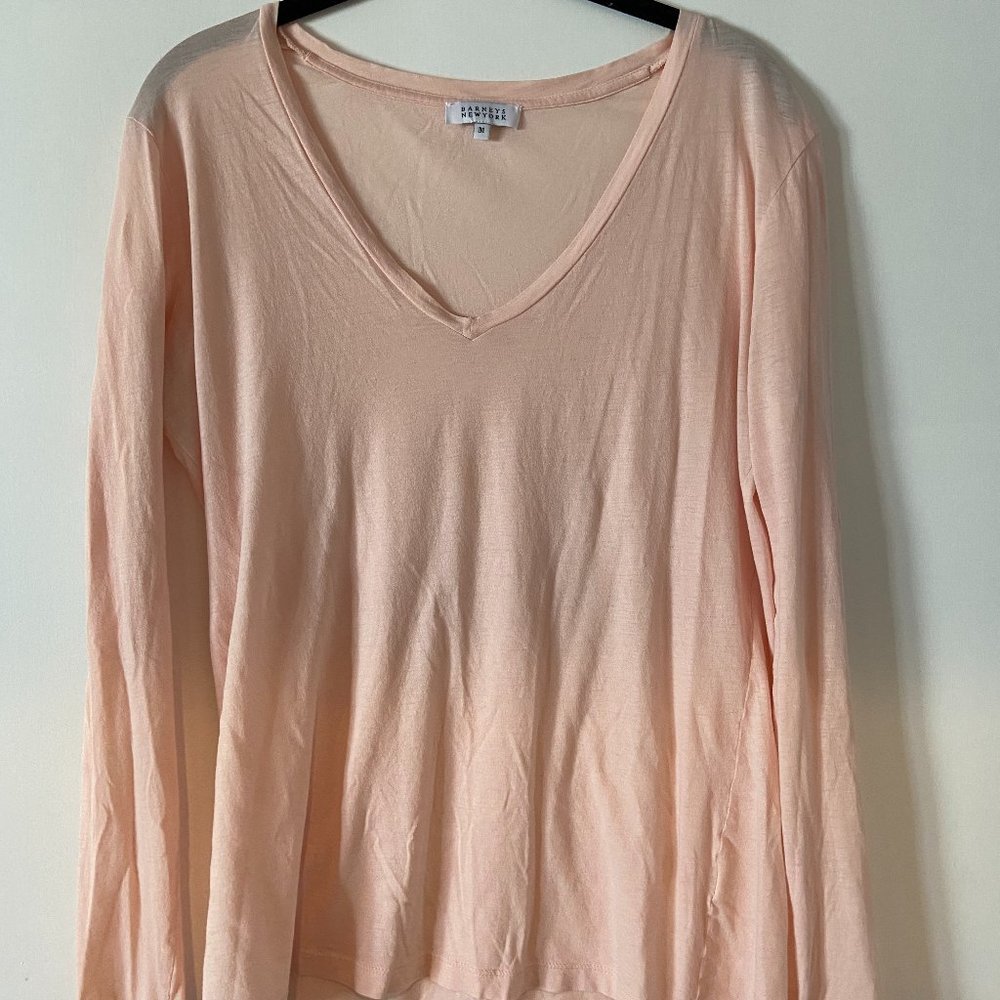Barneys New York Peach Shirt, size US M
